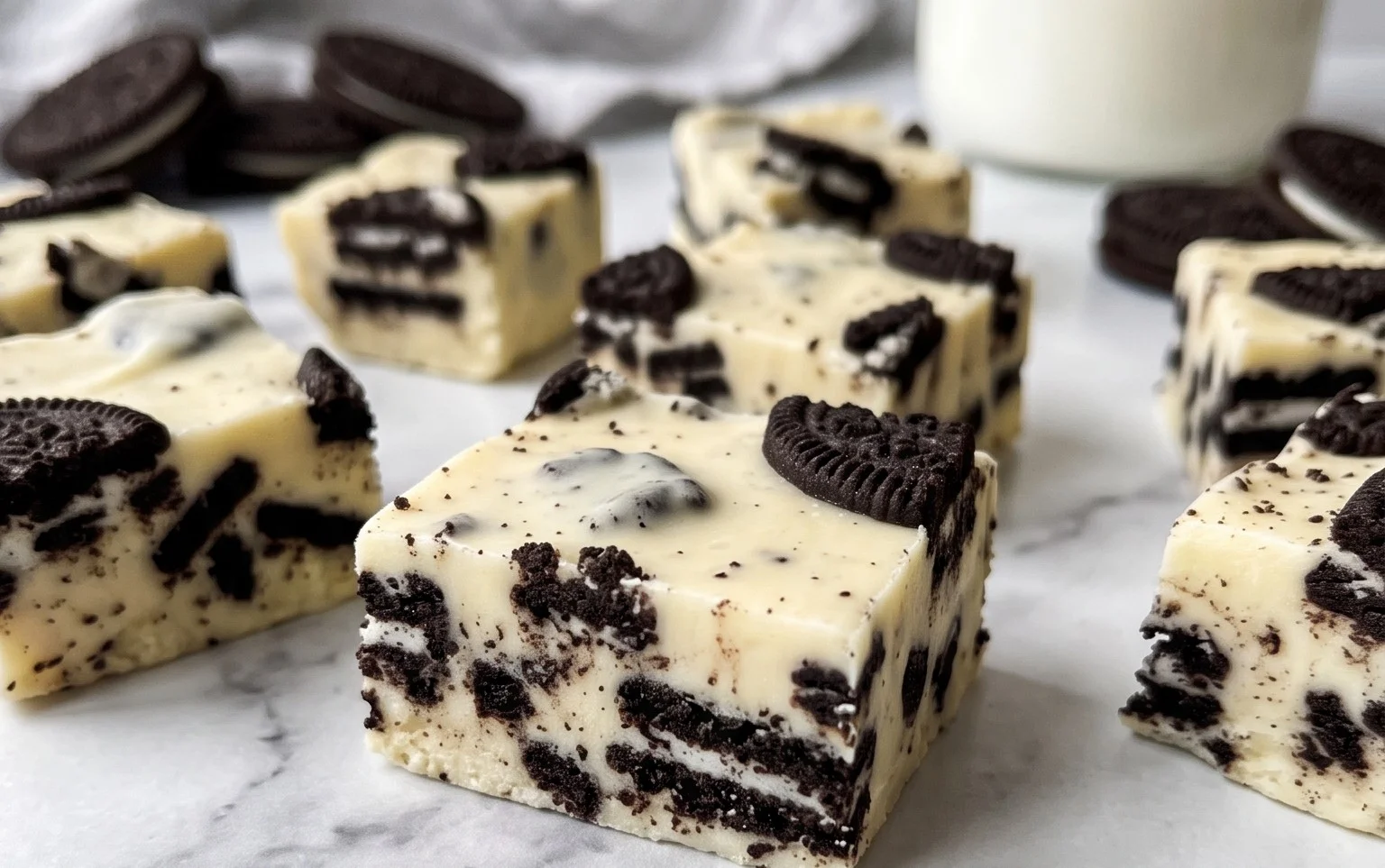 Fudge aux Oréos : Délice Chocolaté Facile et Irrésistible